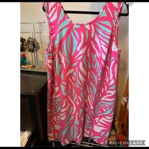 Lilly Pulitzer Sabrina Shift || Pink Papaya Playa